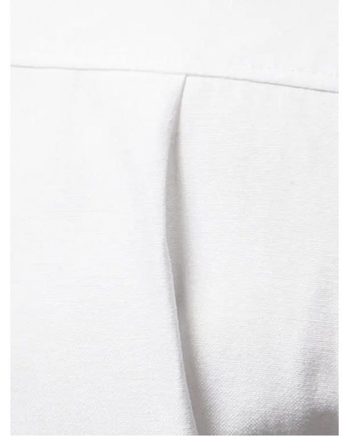 Cartoon Patch Print Long Sleeve Pocket Shirt