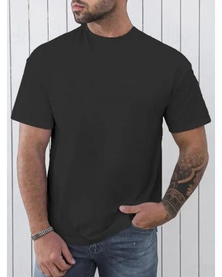 Skull Wing Slogan Print Graphic T-shirt Casual Short Sleeve Round Neck Tee