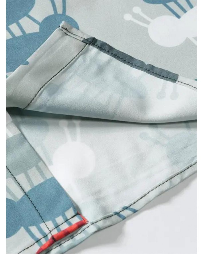 Ants Allover Print Short Sleeve Shirt