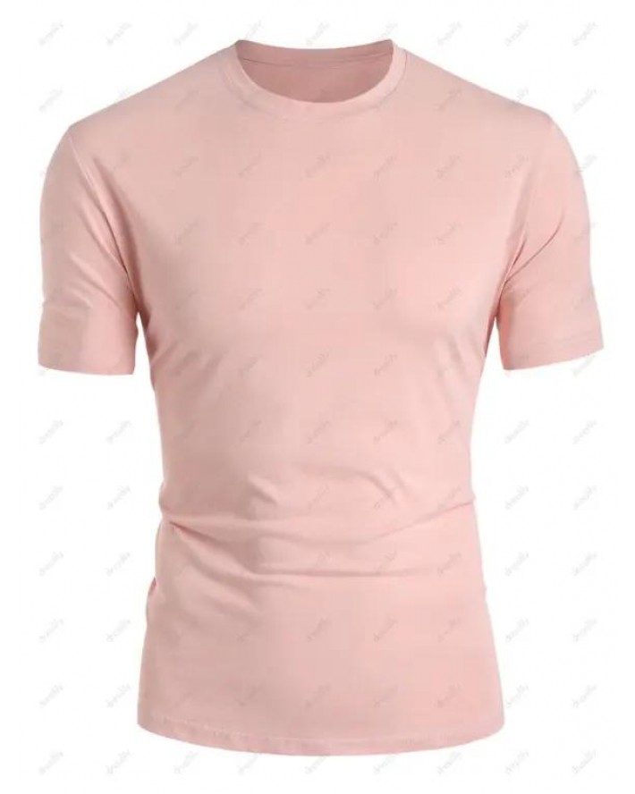 Basic T Shirt Summer Tee Candy Color Short Sleeve Casual Tee