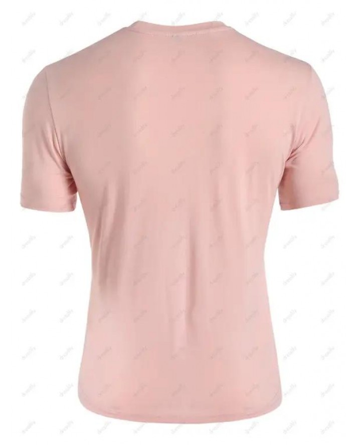 Basic T Shirt Summer Tee Candy Color Short Sleeve Casual Tee