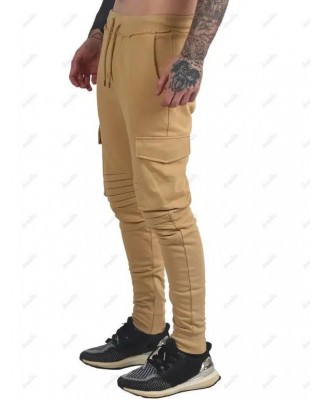 Drawstring Ruched Tapered Sports Pants