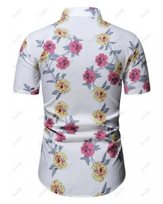 Allover Floral Button Up Shirt
