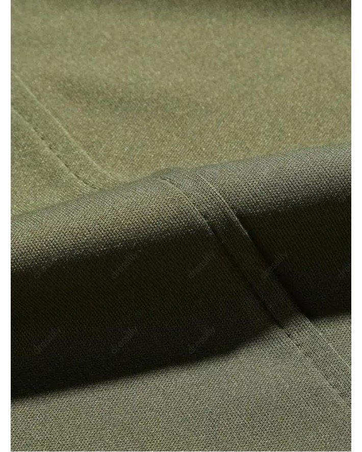 Plain Pocket Crew Neck Short Sleeve T Shirt