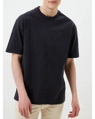 Short Sleeve Graphic Print T Shirt Moon Phase Slogan Print Round Neck Casual Tee