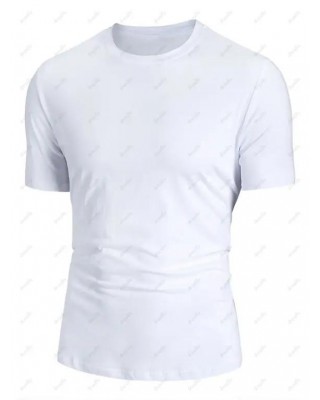 Basic Cotton T Shirt Casual Pure Color Short Sleeve Tee Summer T Shirt