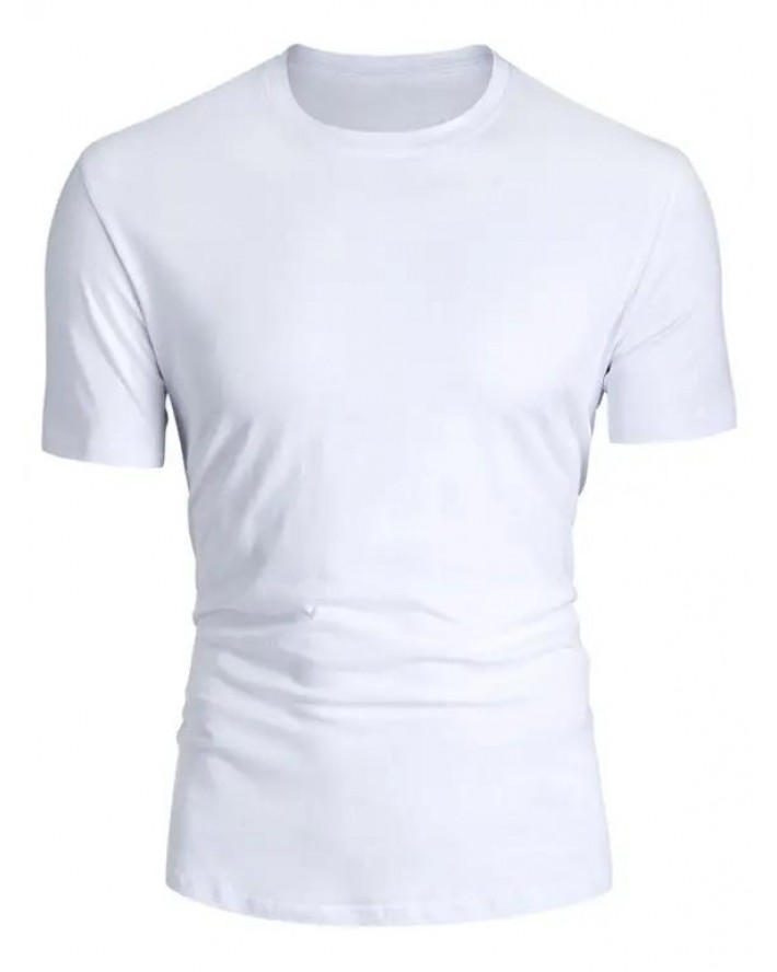 Basic Cotton T Shirt Casual Pure Color Short Sleeve Tee Summer T Shirt