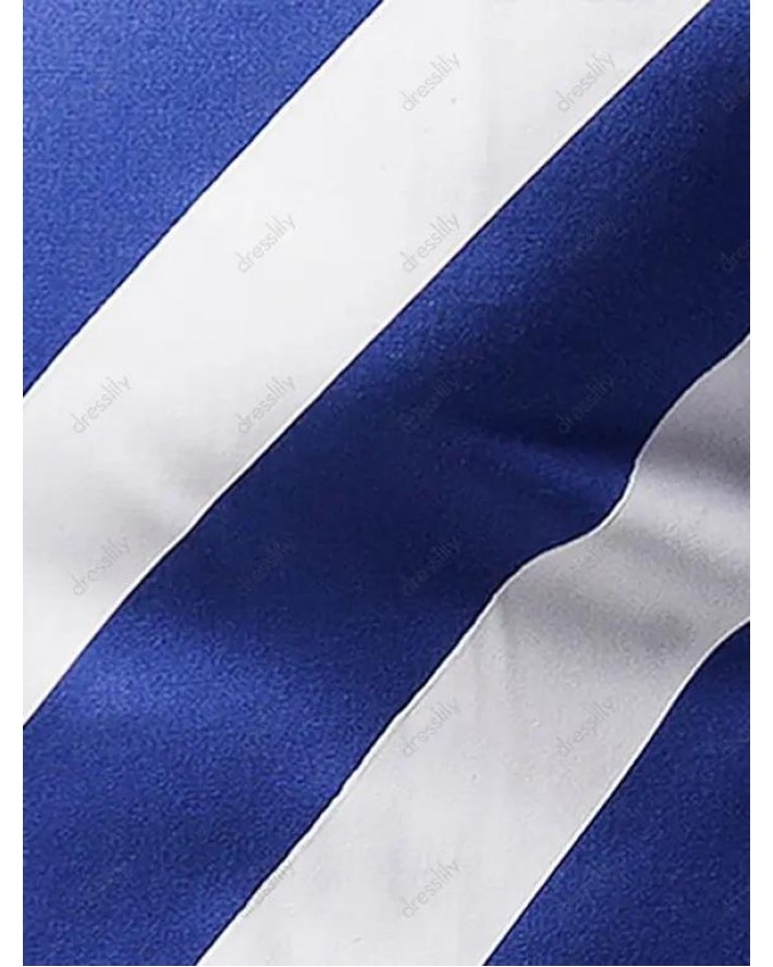Contrast UK Flag Print Button Up Shirt