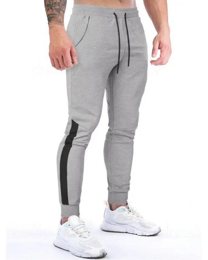 Colorblock Sweatpants Drawstring Elastic Waist Sport Casual Jogger Pants