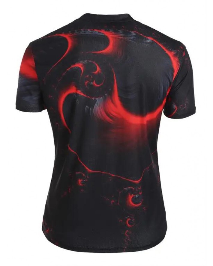 Short Sleeve Abstract 3D Print T-shirt