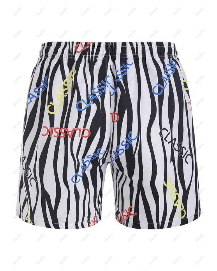 Classic Zebra Print Board Shorts