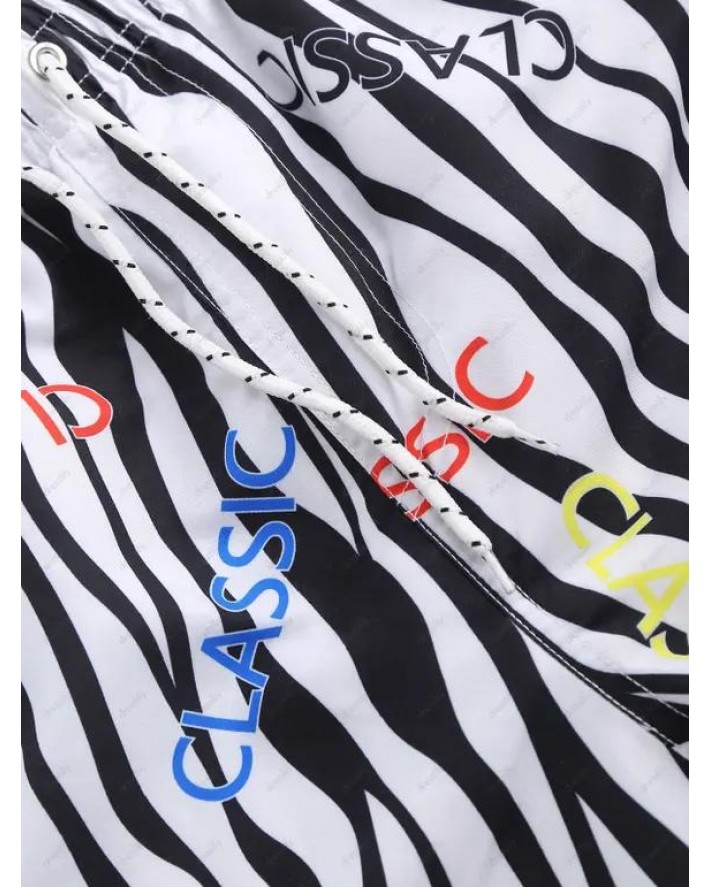 Classic Zebra Print Board Shorts