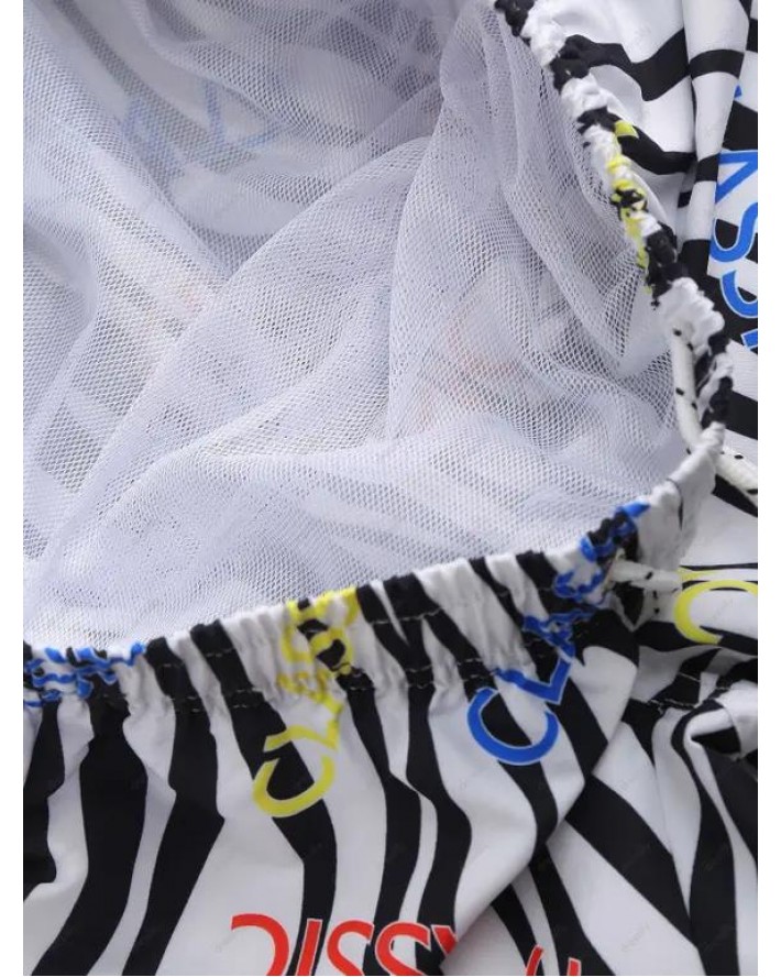 Classic Zebra Print Board Shorts