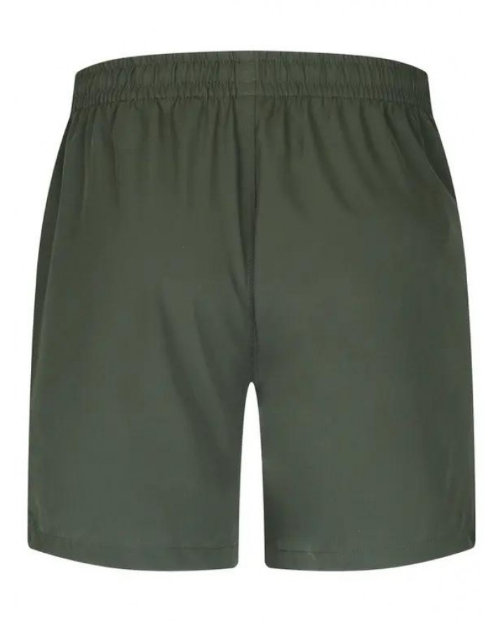 Vacation Casual Board Shorts Drawstrings Solid Color Pockets Summer Beach Shorts