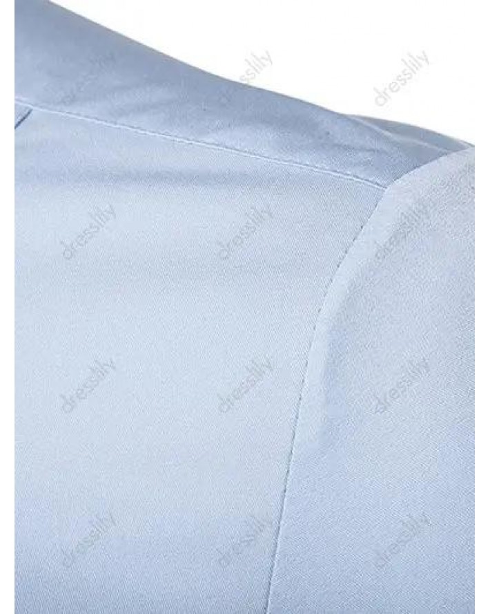 Button Up Long Sleeve Business Shirt