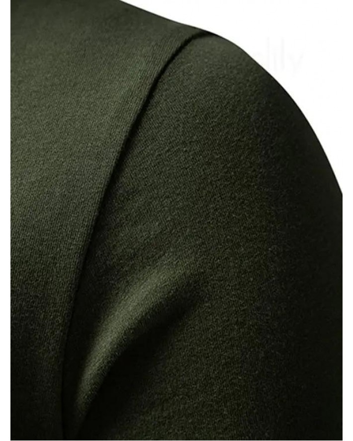 V Notched T Shirt Plain Color Round Neck Short Sleeve Basic Tee