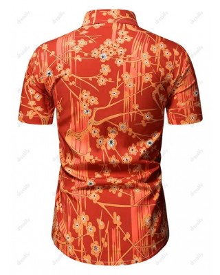 Plum Blossom Button Up Shirt