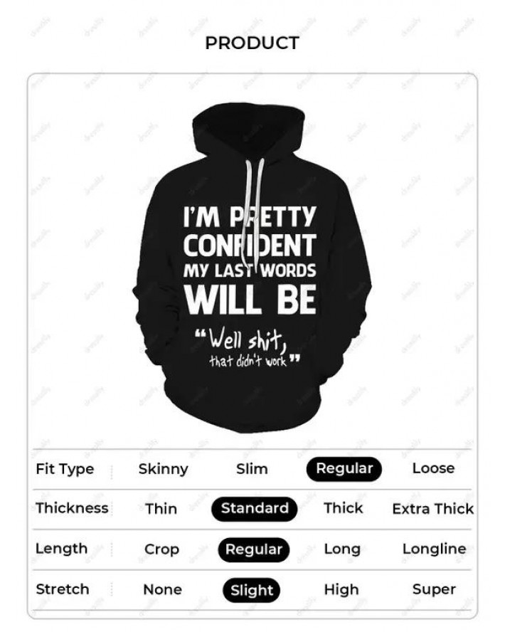 Contrasting Letter Slogan Print Graphic Hoodie Kangaroo Pocket Drawstring Casual Hoodie