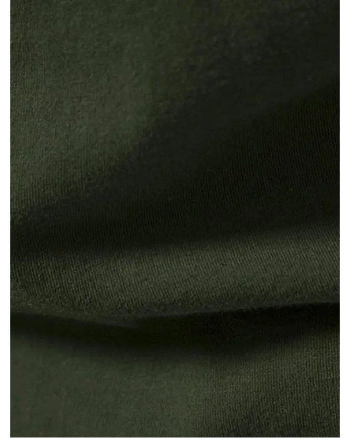 Lace Up T Shirt Plain Color Turn Down Collar Short Sleeve Casual Tee
