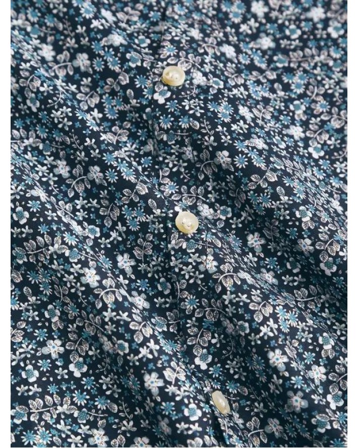 Ditsy Print Short Sleeve Shirt