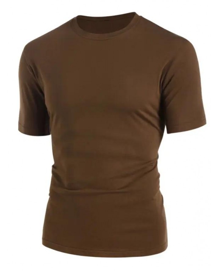 Summer Basic T Shirt Short Sleeve Casual Tee Plain Color T Shirt