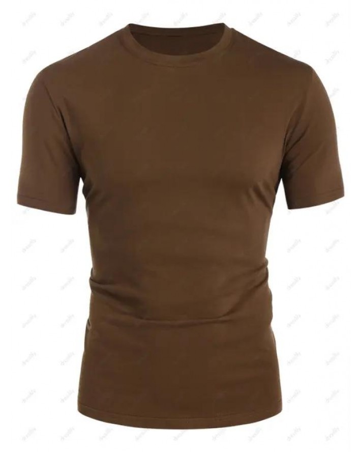 Summer Basic T Shirt Short Sleeve Casual Tee Plain Color T Shirt