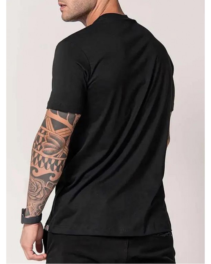 Slogan Graphic Print T Shirt Short Sleeve Round Neck Casual Tee