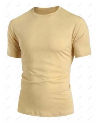 Basic Cotton T Shirt Plain Candy Color Tee Short Sleeve Summer Casual Tee