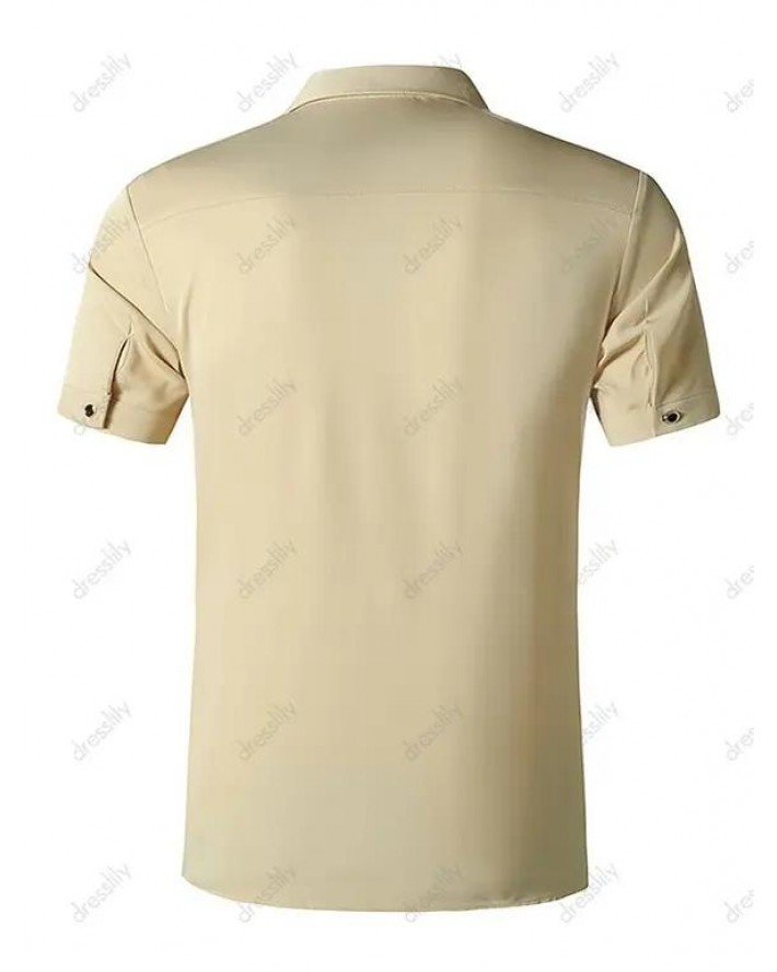 Guitar Rose Flowers Embroidered Metallic Thread Shirt