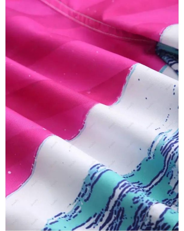 Drawstring Spaceman Pattern Board Shorts