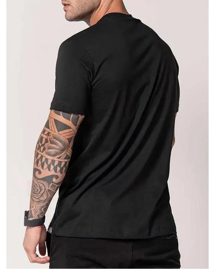 Colorful Slogan Print Casual T Shirt Short Sleeve Round Neck Tee