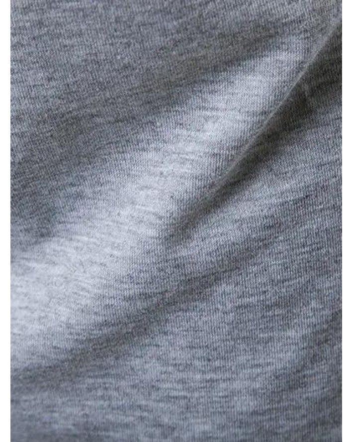 Drawstring Curved Hem Zipper Slit Hooded T Shirt
