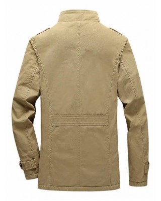 Button Up Fleece Jacket