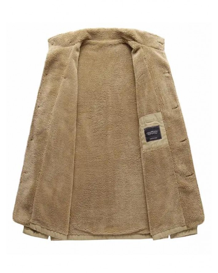 Button Up Fleece Jacket