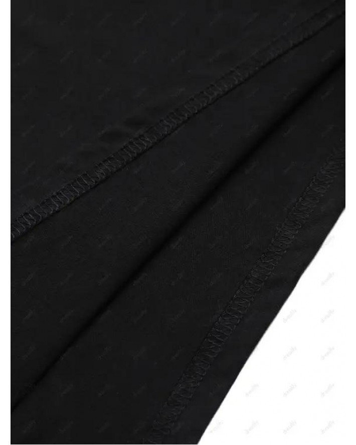 Basic T Shirt Cotton Black Tee Plain Color Short Sleeve Summer T Shirt