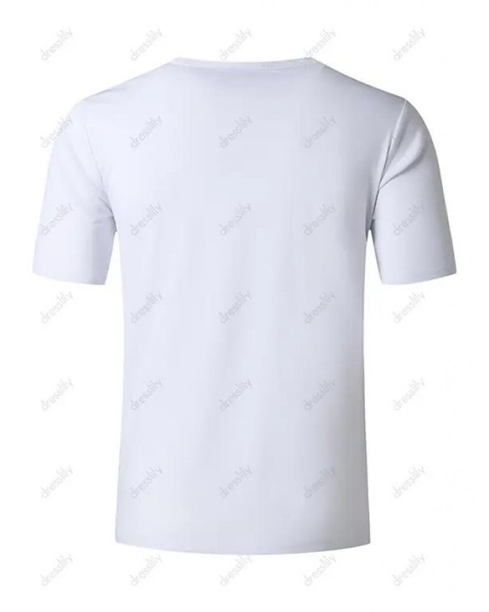 Grommet Detail Lace-up Contrast T-shirt