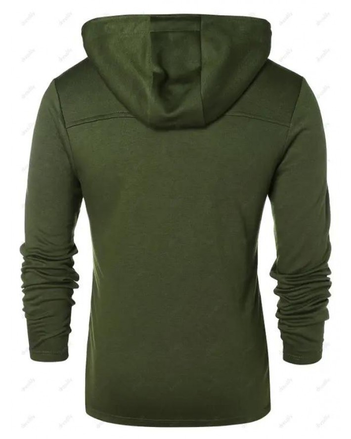 Front Pockets Zip Up Hoodie