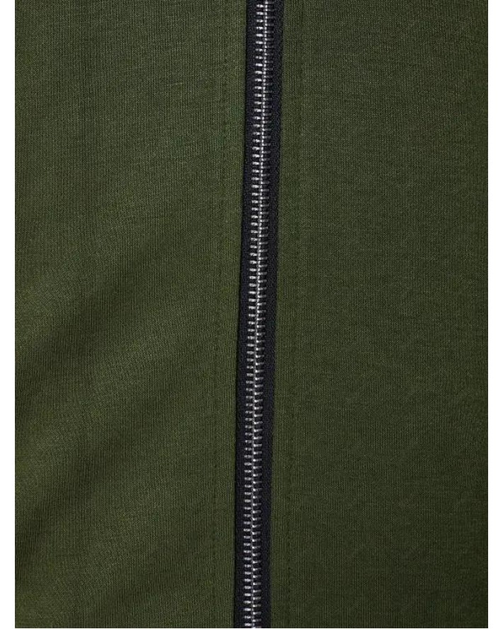 Front Pockets Zip Up Hoodie