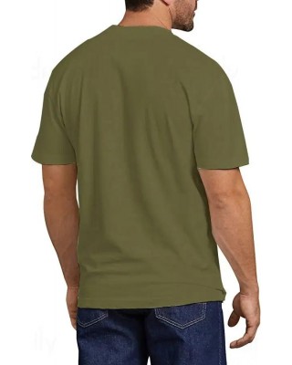 Cross Pattern T Shirt Short Sleeve Round Neck Casual Tee