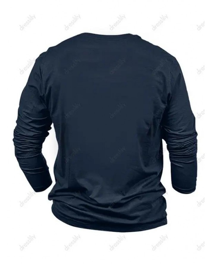 Graphic T Shirt Heart Letter Print Round Neck Long Sleeve Casual Tee